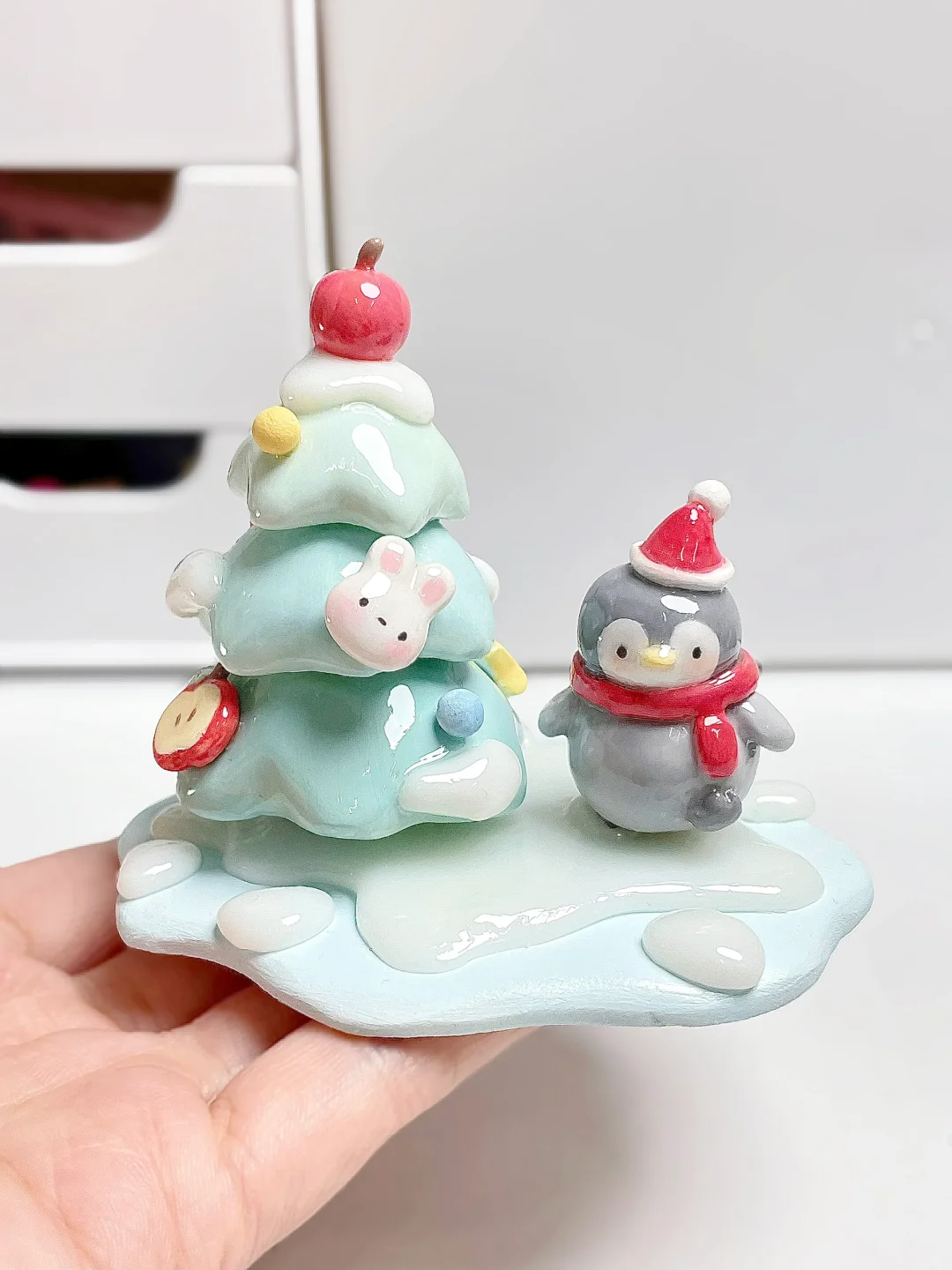 石塑粘土｜捏过的一些企鹅宝宝??