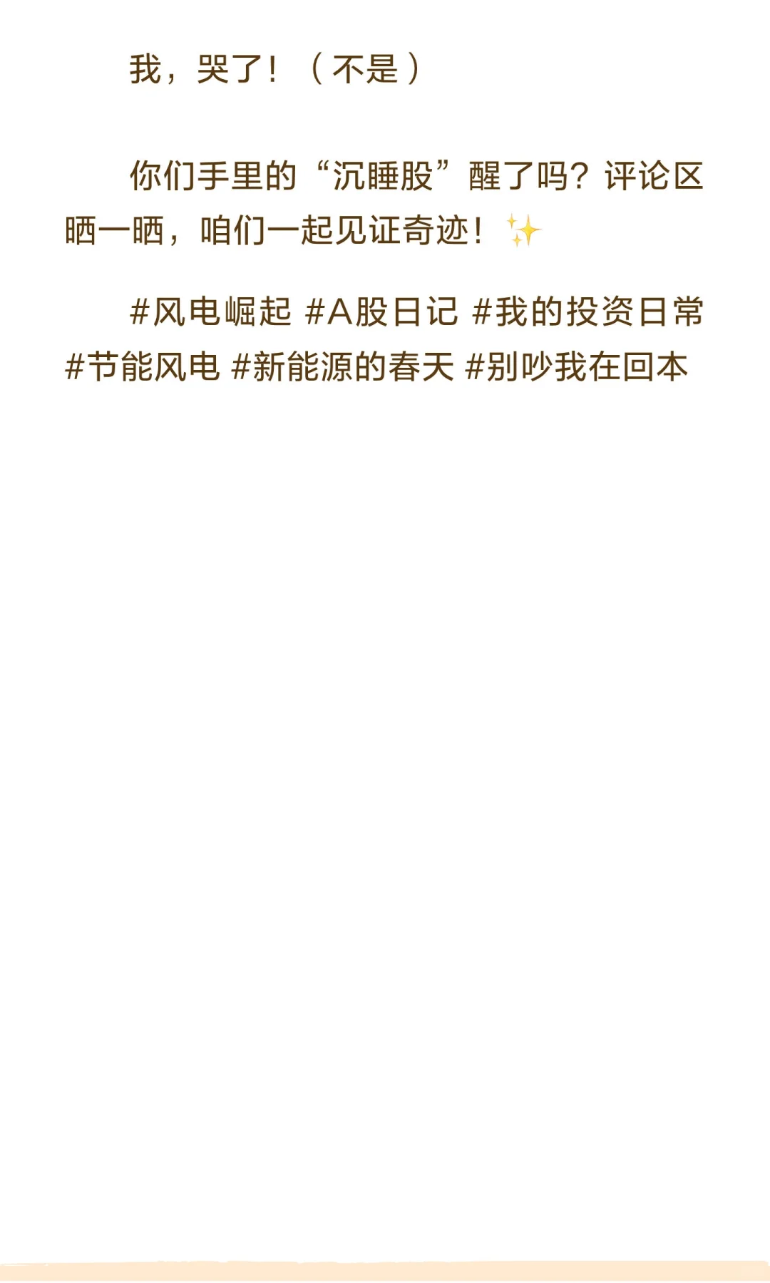 千年不动的“节能风电”蹦迪了