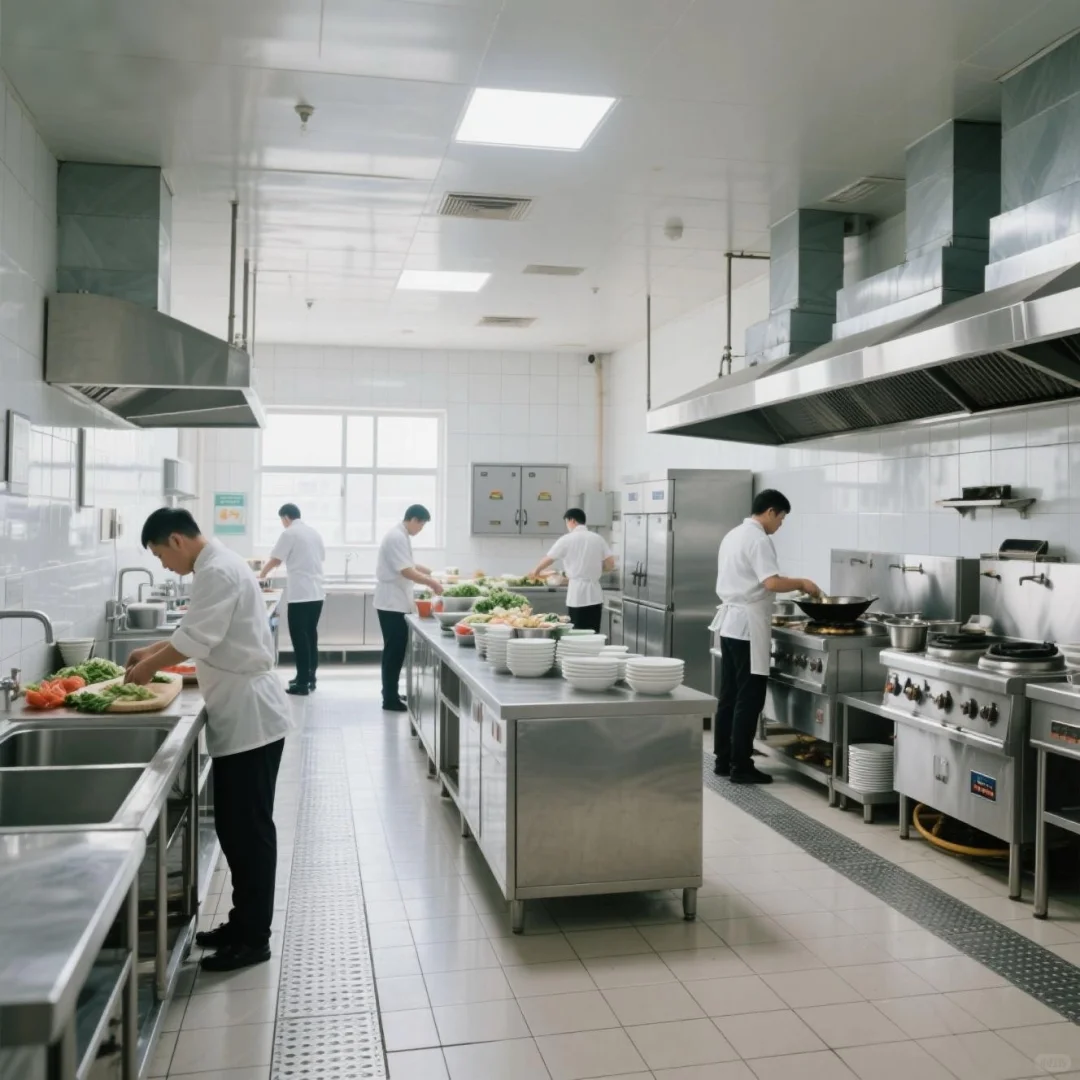 食堂厨房设计:常见布局和注意事项