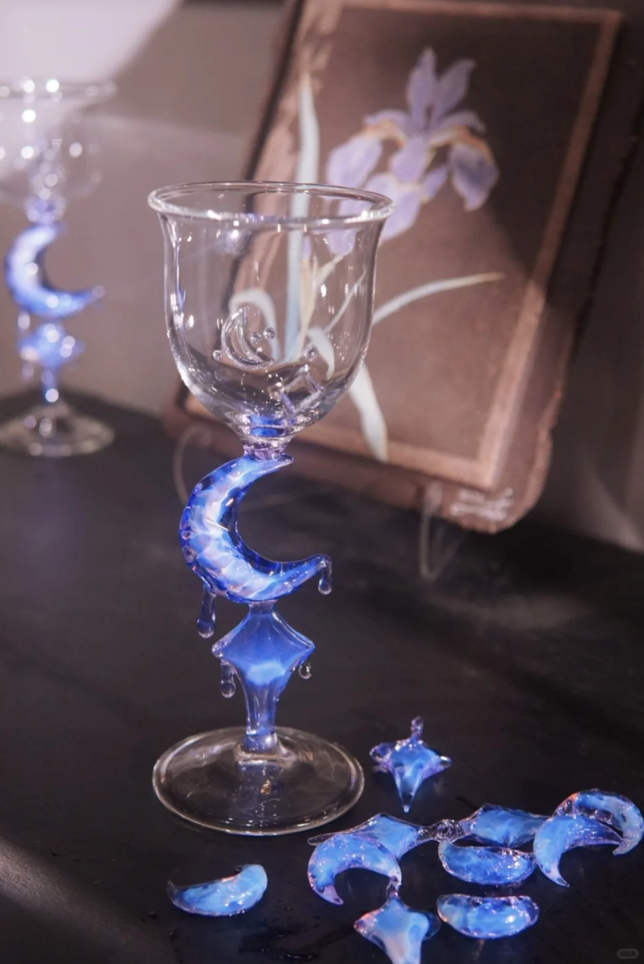 万人期待的星月杯发货啦！灯工玻璃高脚杯