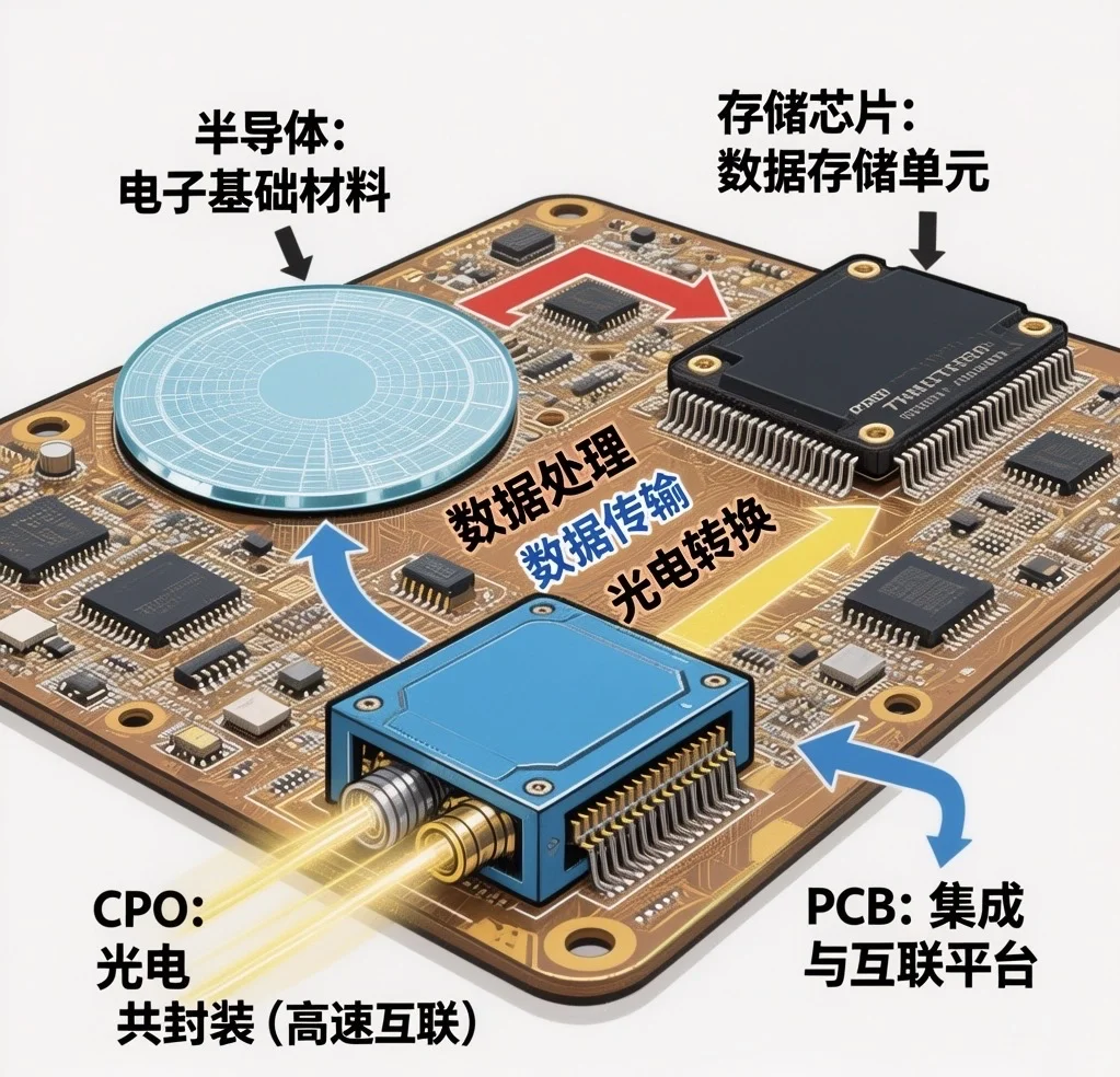 1030 CPO、PCB傻傻分不清?一文看懂芯片行业
