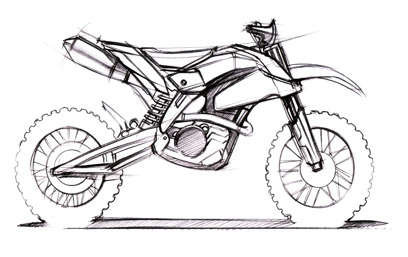 手绘交通工具线稿到马克笔上色详细步骤分享