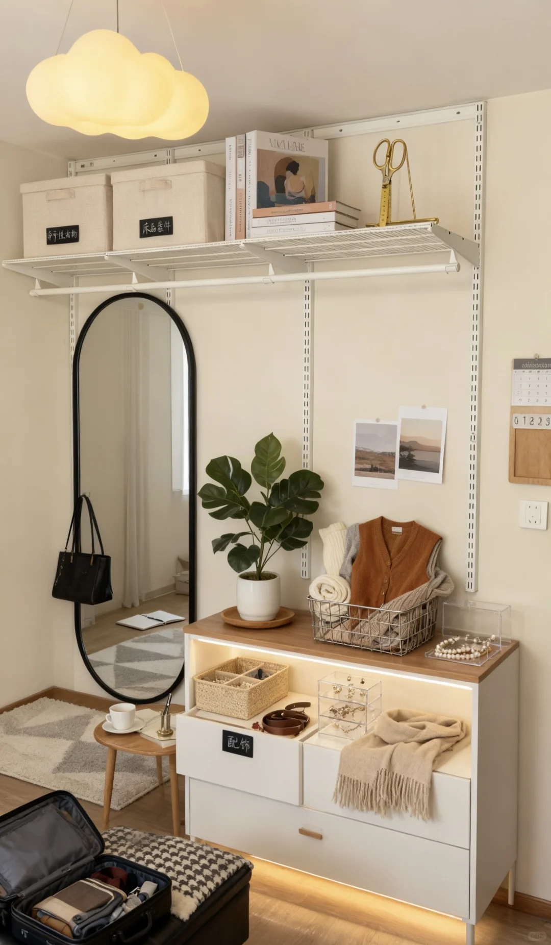 小户型逆袭就这样设计❗800件衣服都可以放下