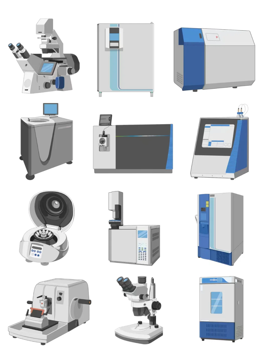免费高清实验室仪器科研绘图素材分享