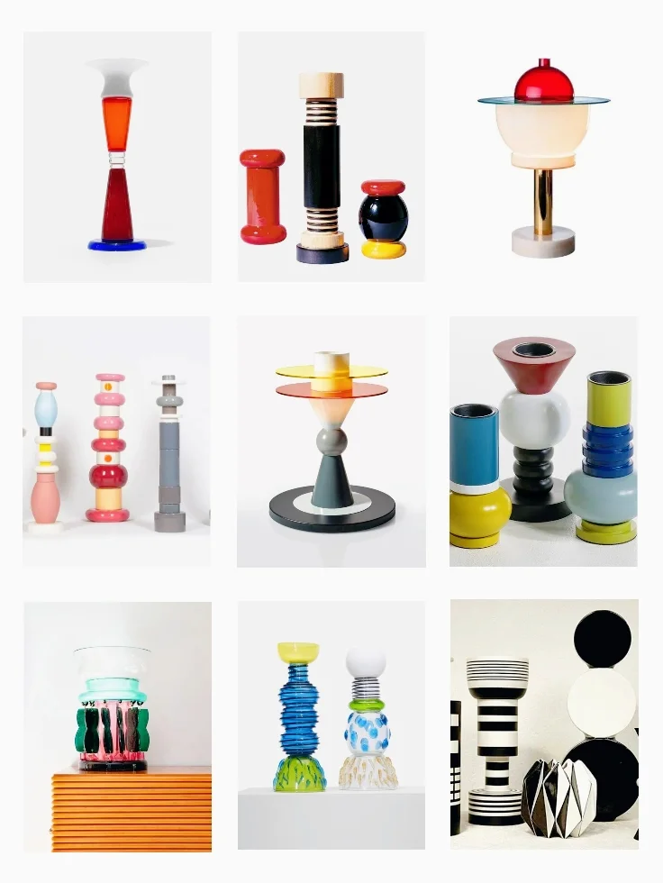 陶瓷与玻璃—孟菲斯丨Ettore Sottsass