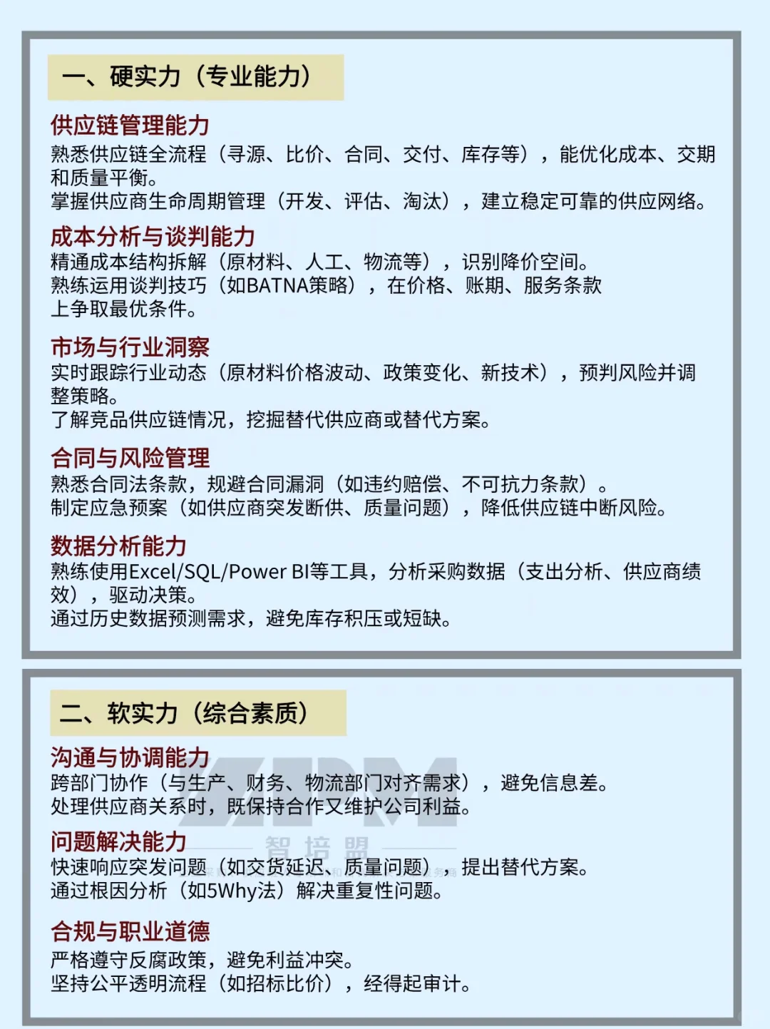 做采购，要突出这几个核心能力