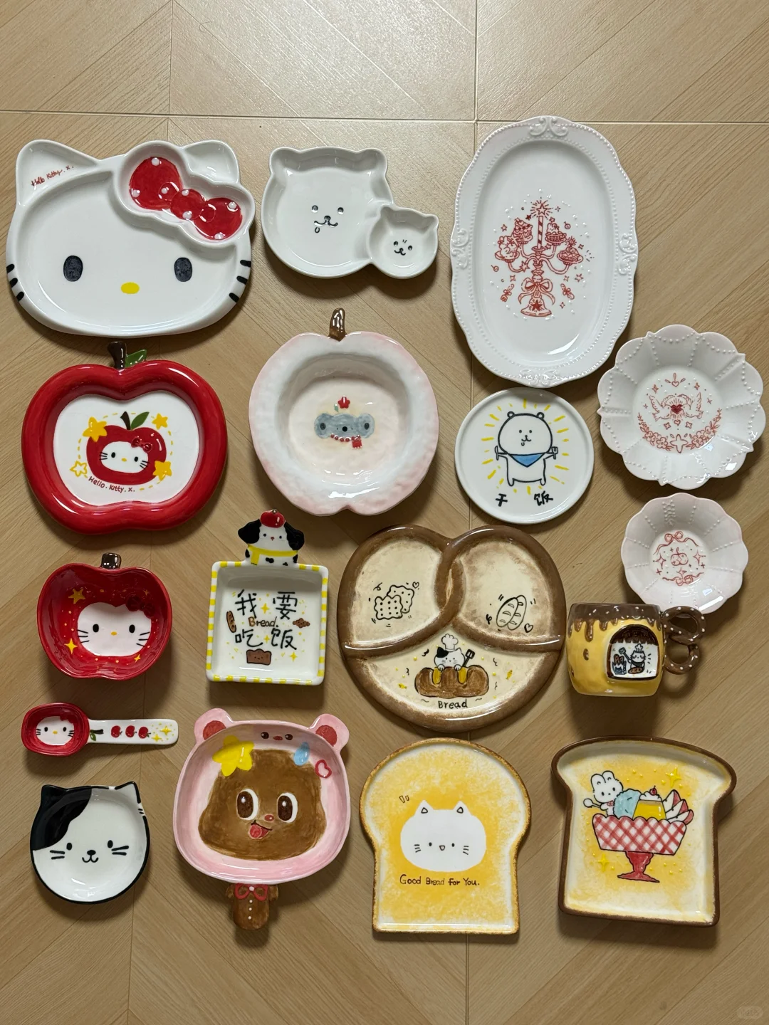 左滑一键烧成…在景德镇画了18h的盘子到家啦