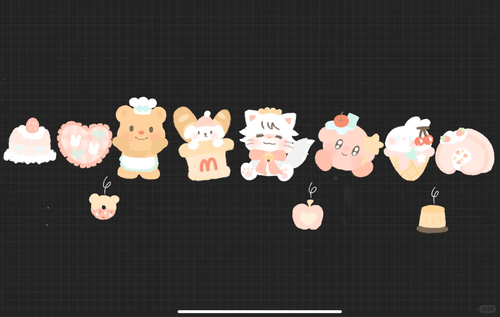 串了一串小可爱?｜石塑粘土