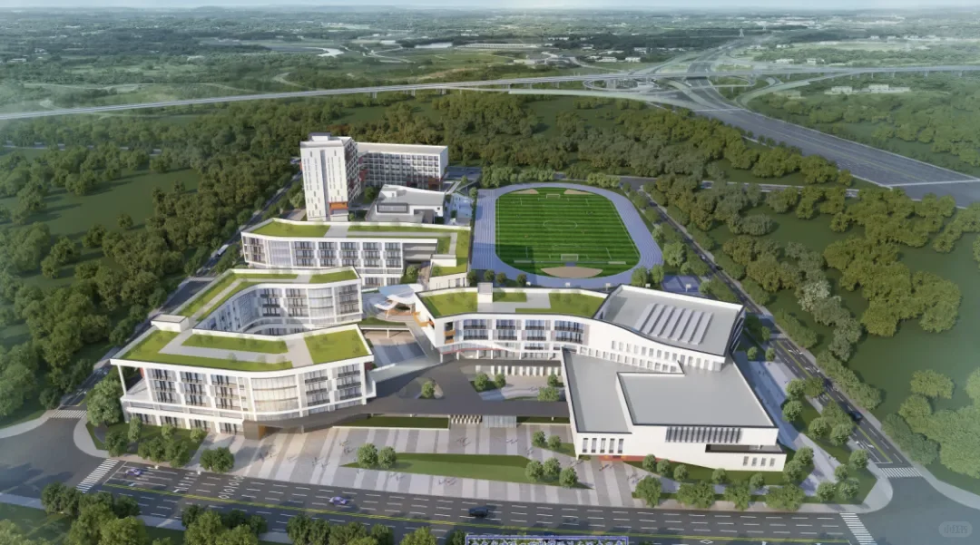 郫都区西南交大石室蜀都中学最新建设进展