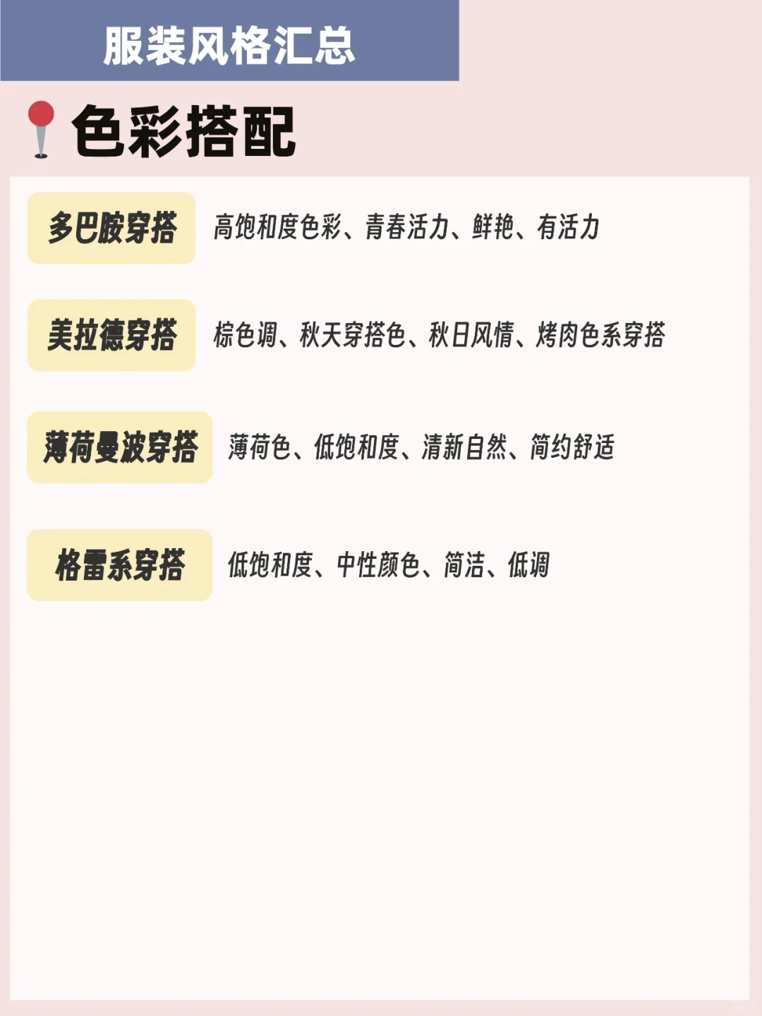 服装风格合集！！！