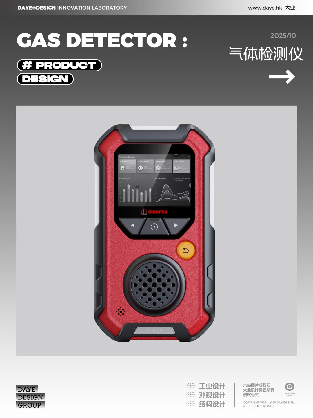 设计案例分享丨气体检测仪
