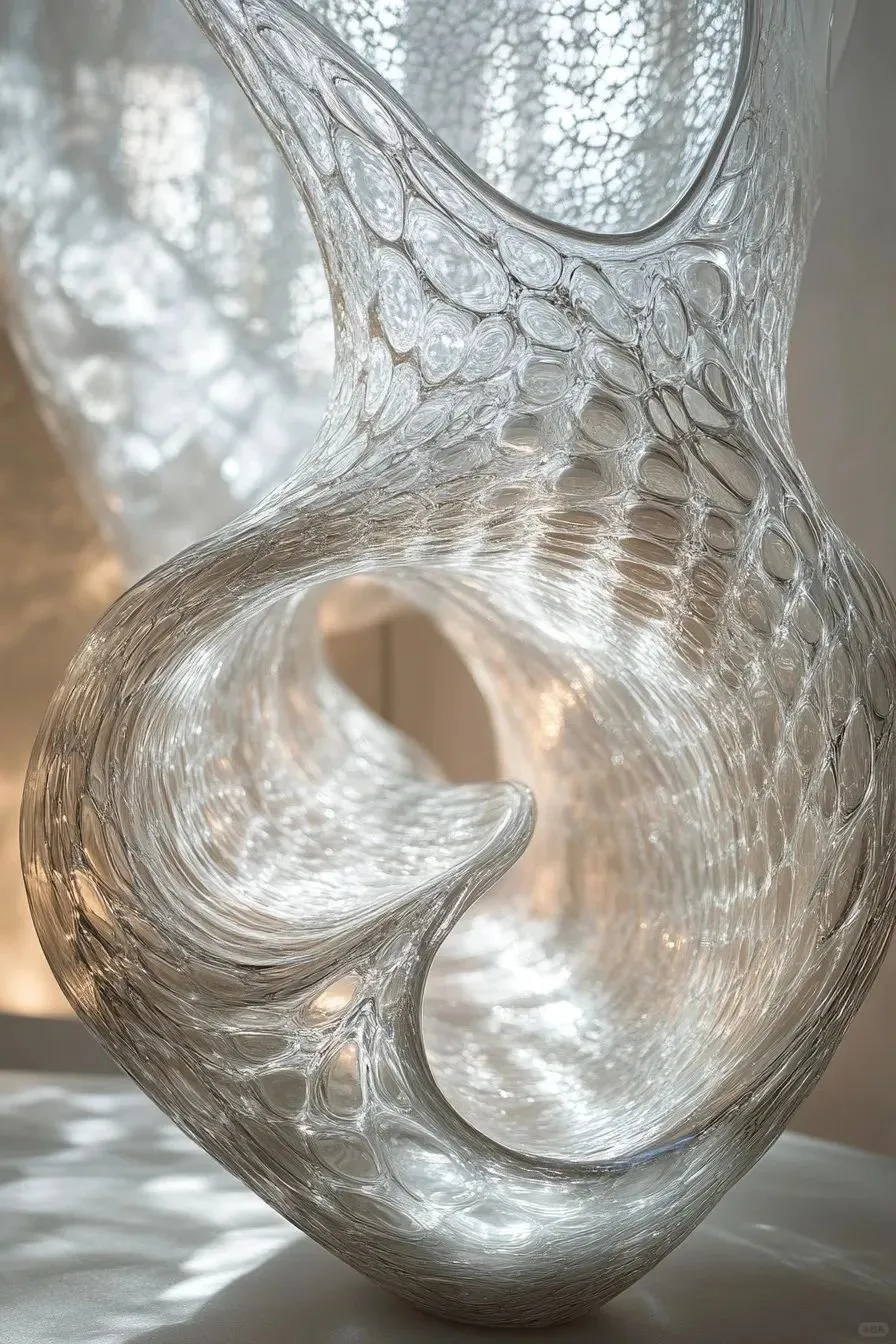 熔融玻璃抽象表现主义创作