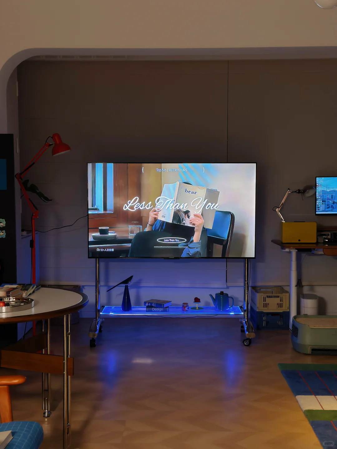 89㎡包豪斯小家,电视支架让空间灵动又高级