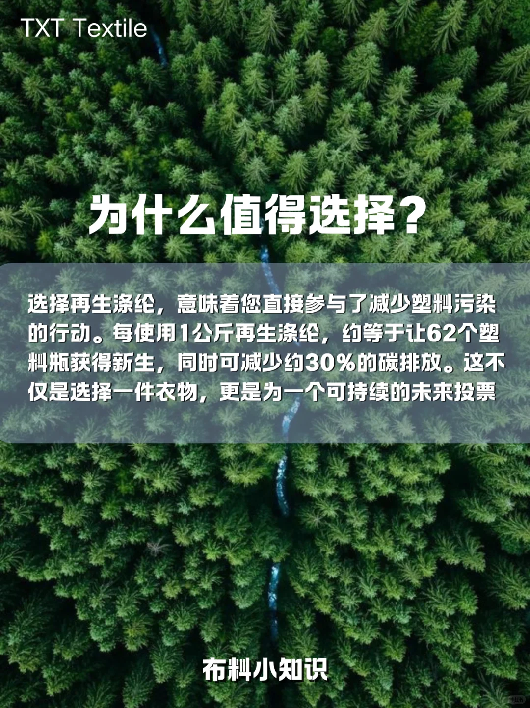 功能性纤维、再生涤纶、为环保续写新生