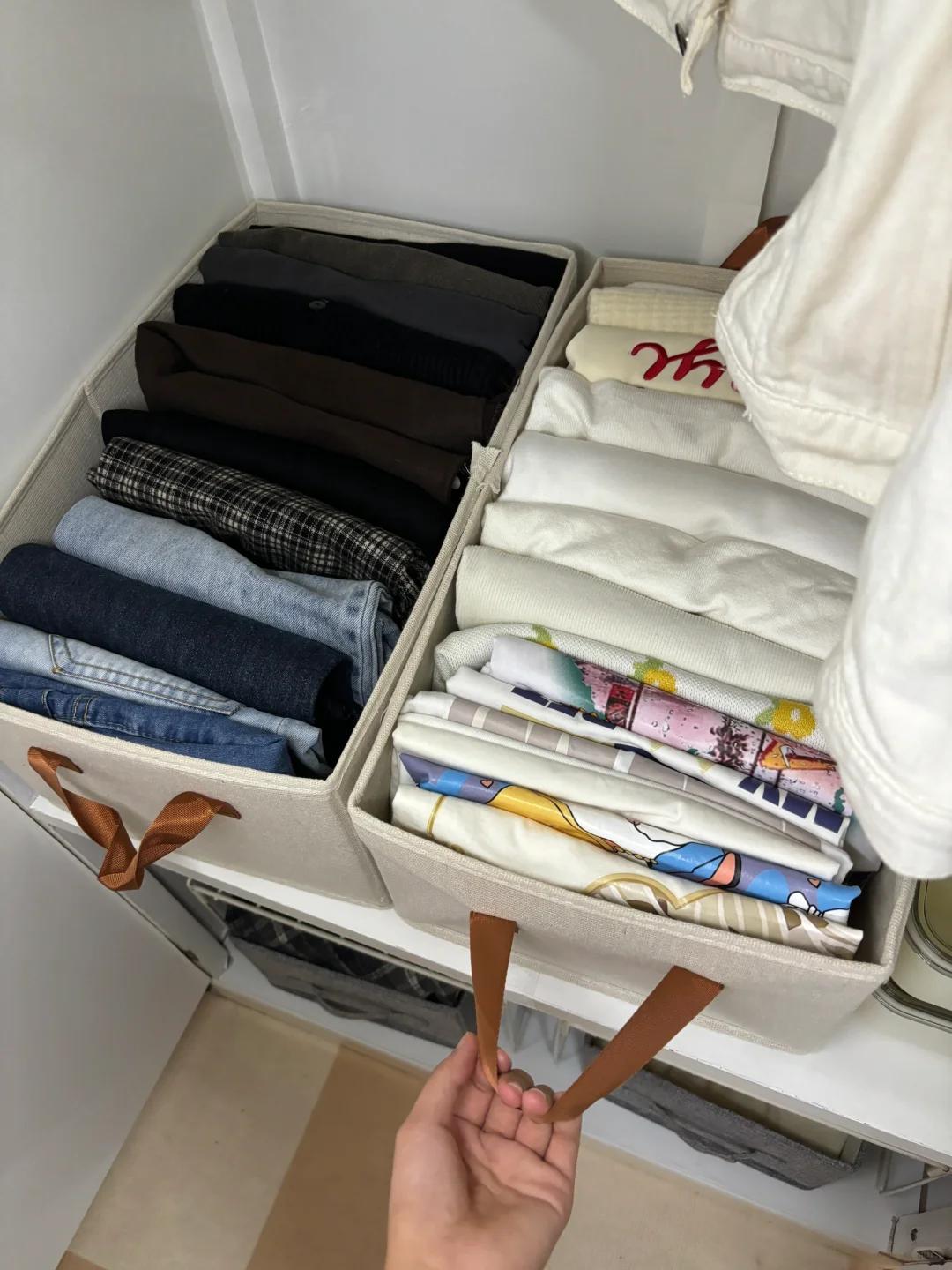 周末衣柜收纳整理时间到⌛️