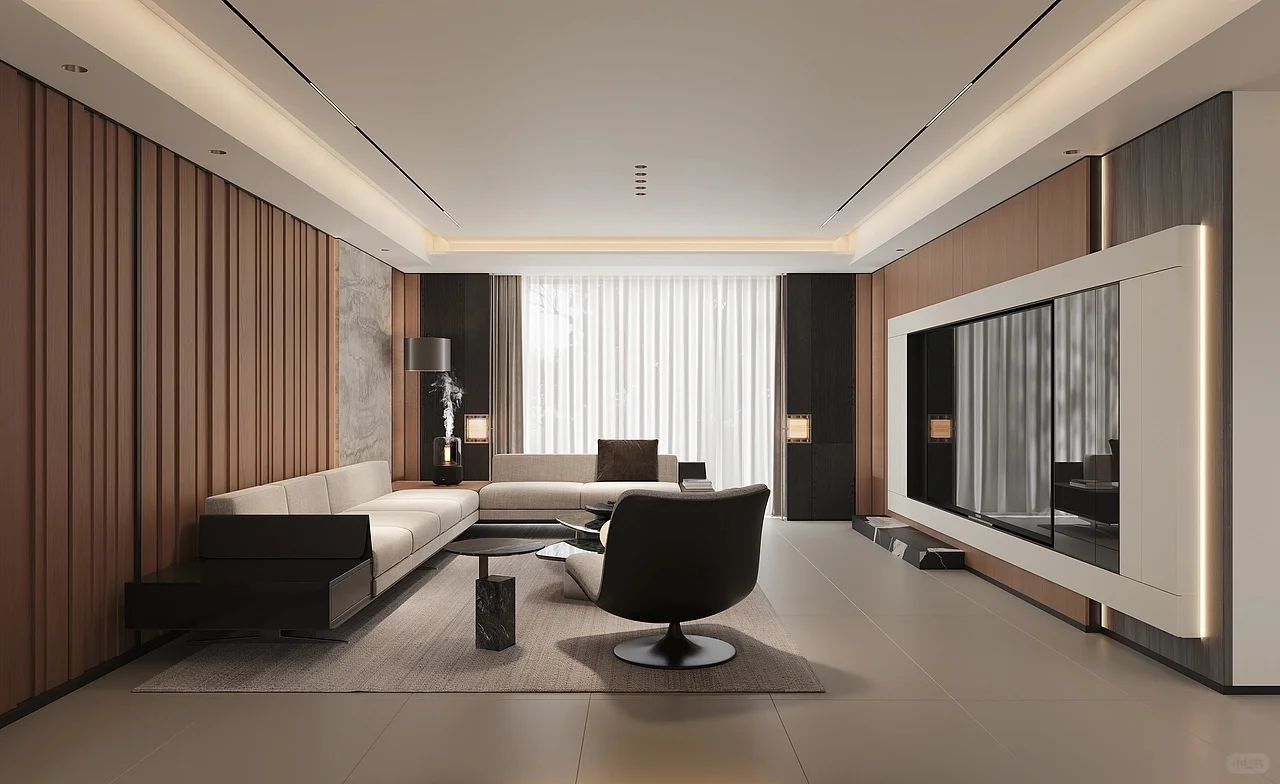 现代简约风格的一体化家居空间