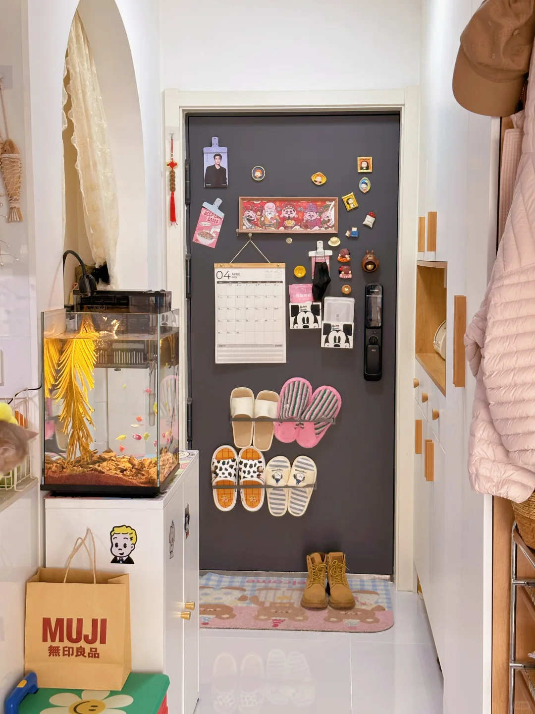 就46㎡的小房子，谈什么高级感简单够住就行！