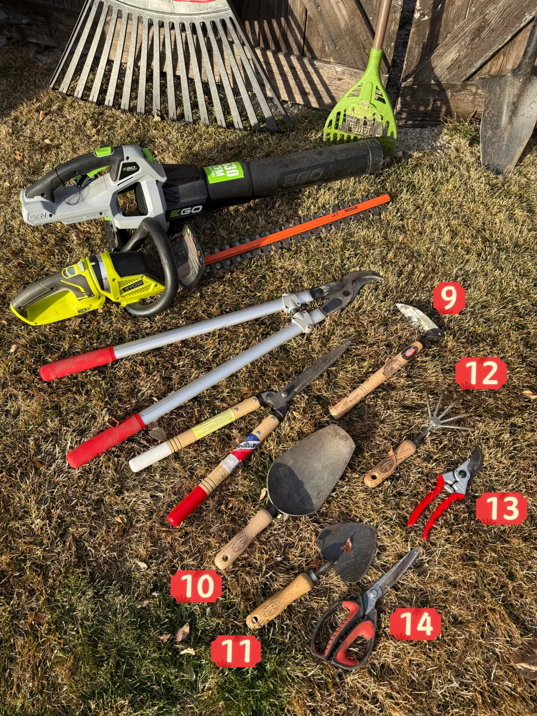 打理1000平院子工具有哪些