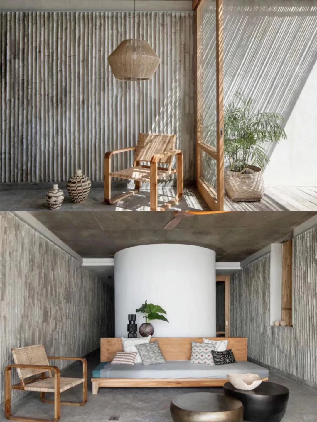 竹模水泥板‼️设计师都在找的新材料