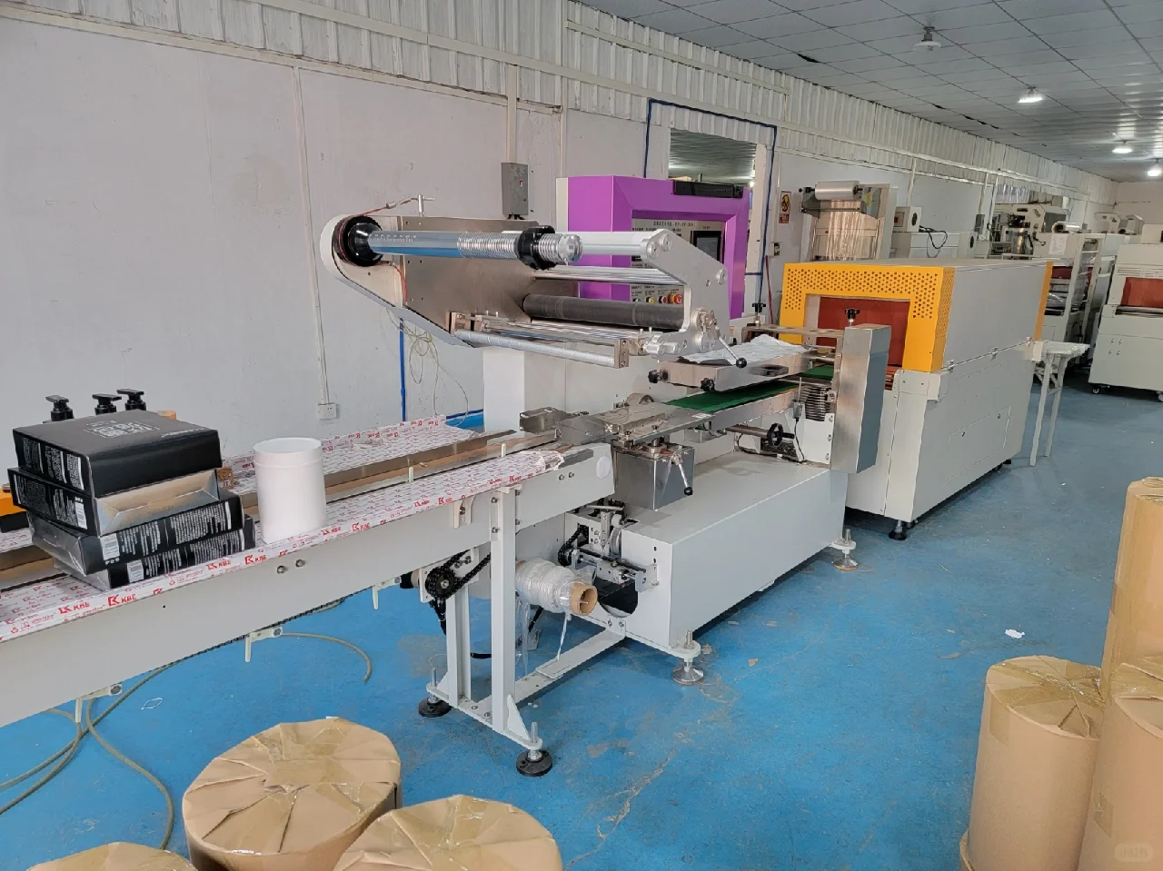 全自动高速枕式热收缩膜包装机