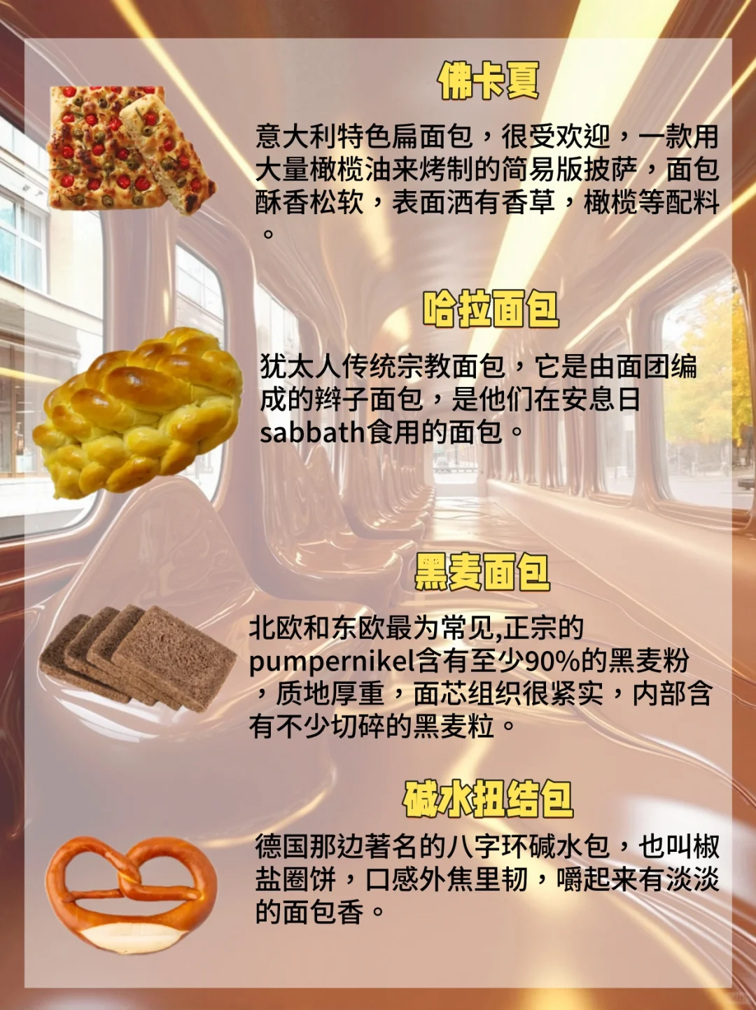 全球面包种类合集‼️你爱吃哪种❓