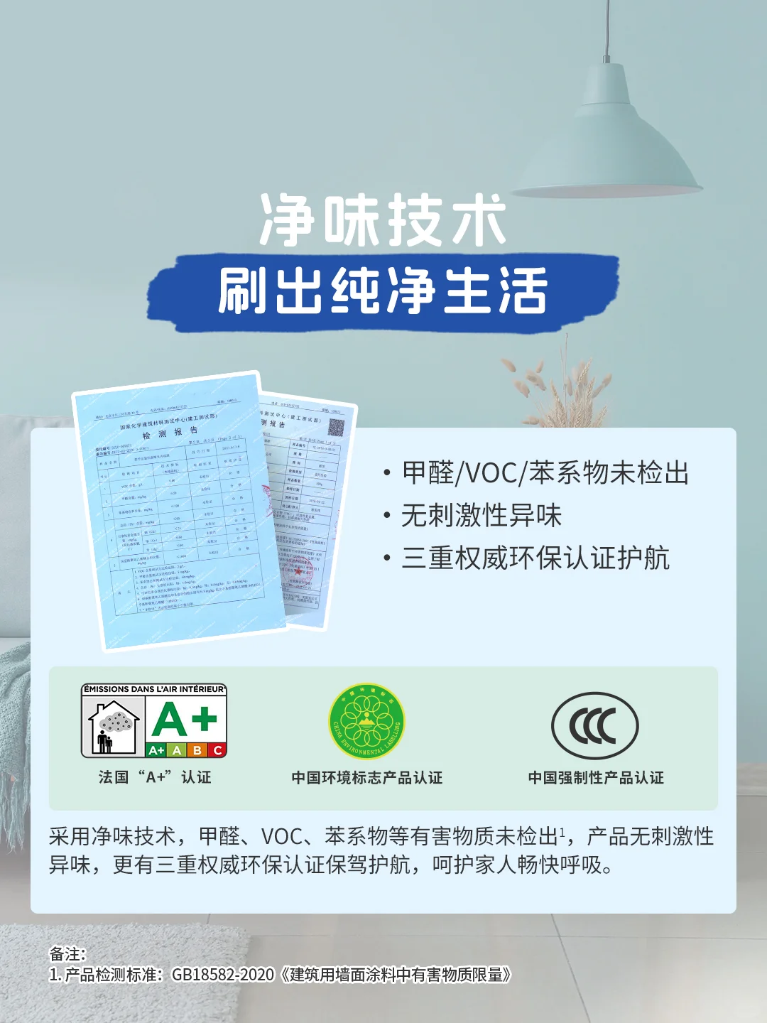 都芳金装抗菌哑光内墙漆,安心之选❤️