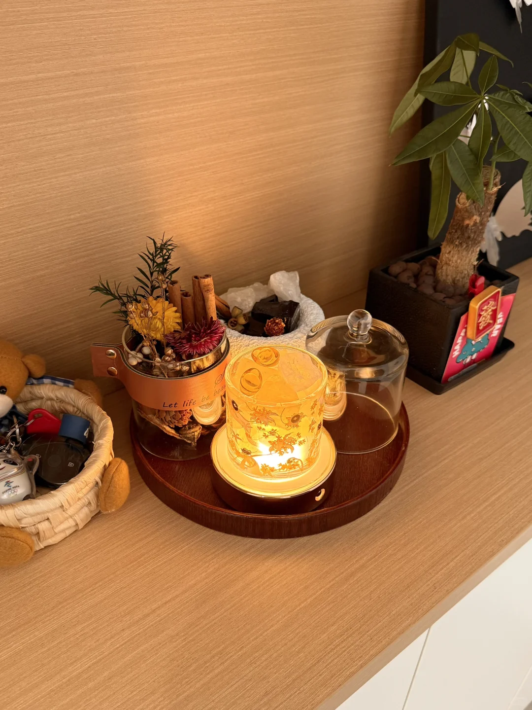 实用玄关布置!收纳+提升运势小摆件✨?