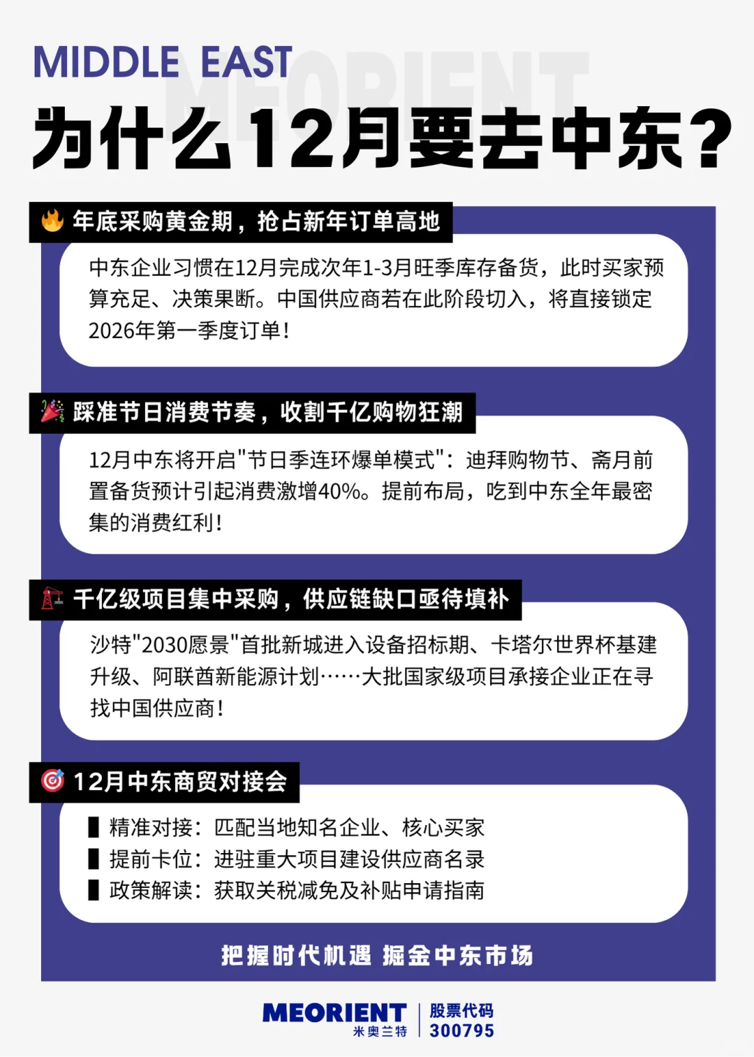 为什么12月要出海中东