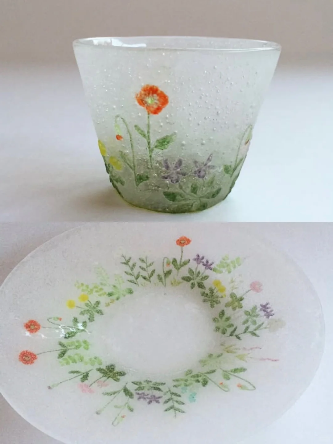 宝藏博主｜日本-冈田多惠 美丽的玻璃器物