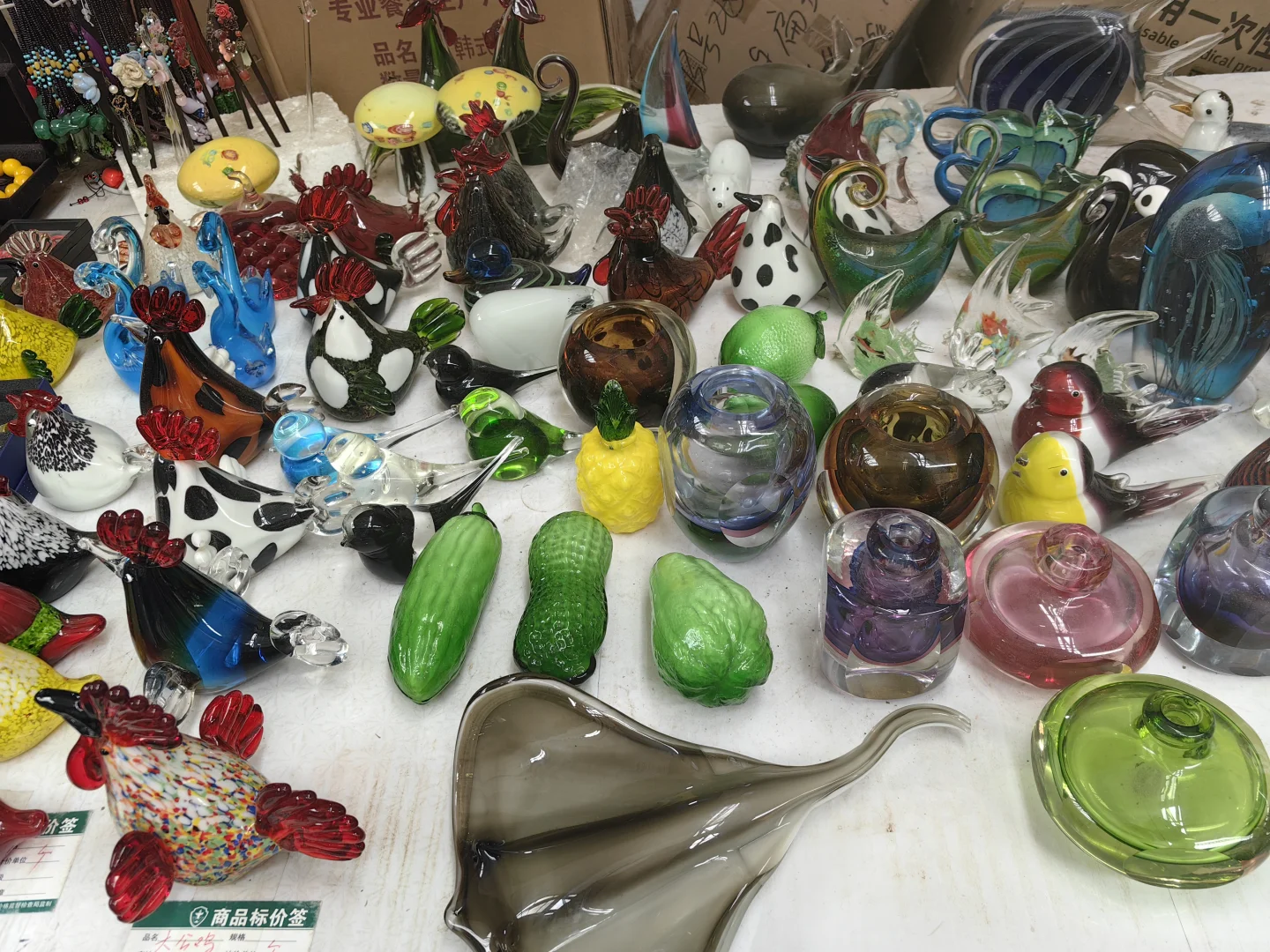 博山陶瓷琉璃大观园里的小玩意