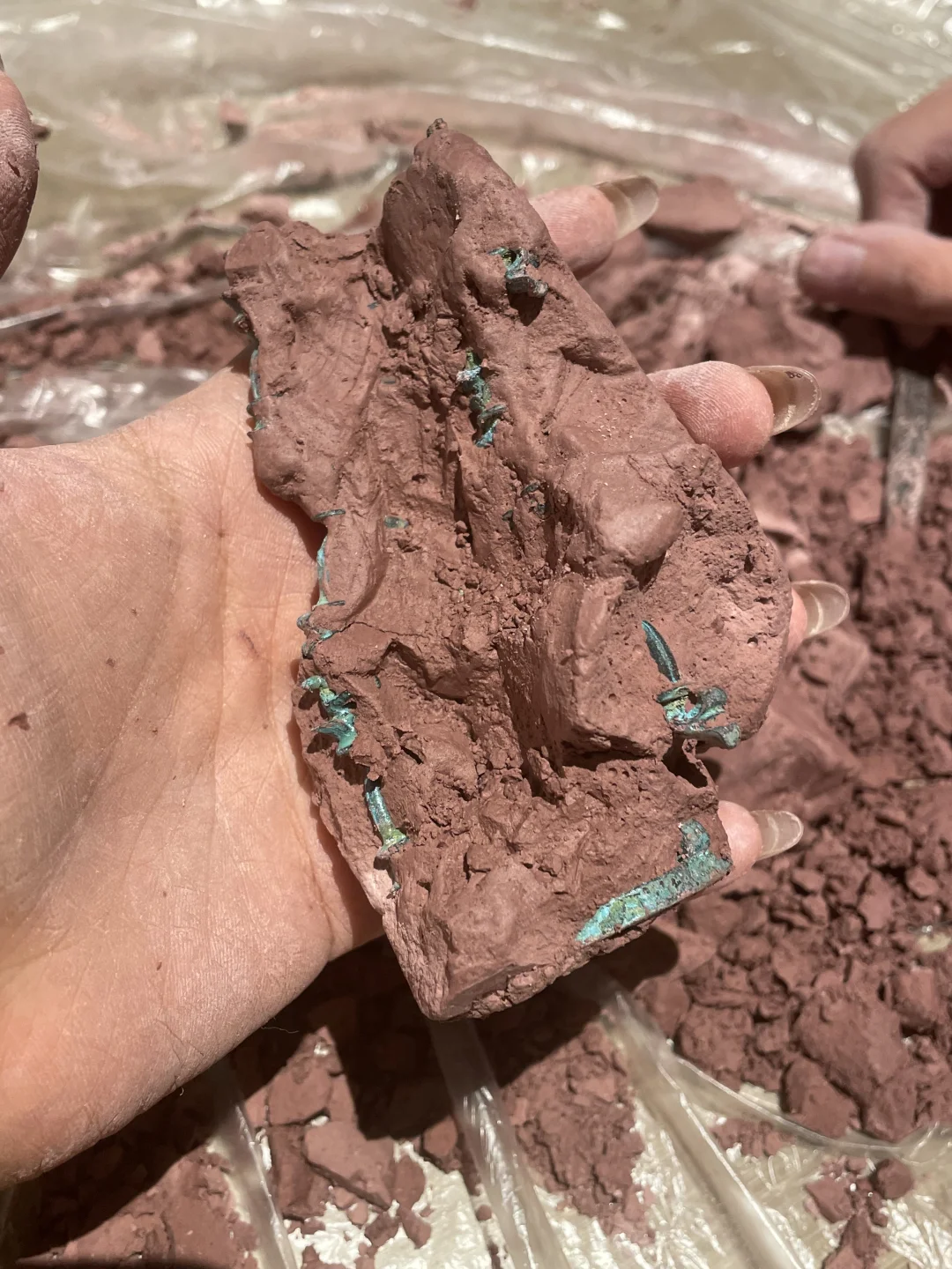 三星堆青铜神树出土过程全记录（挖土盲盒版