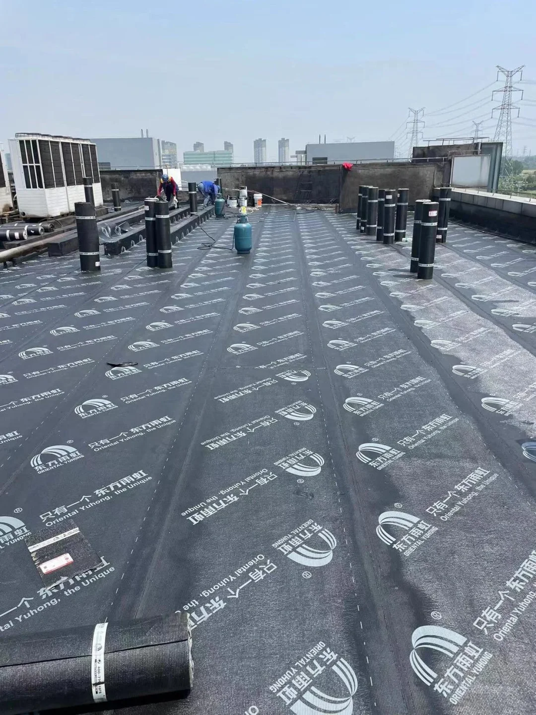 屋面防水/平台防水施工工艺流程，屋顶防水