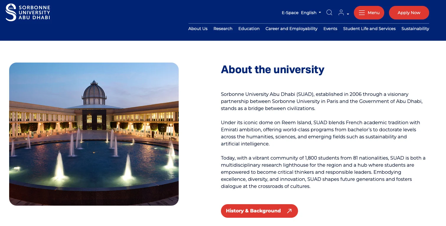 除了NYU外,阿联酋也有很多好大学