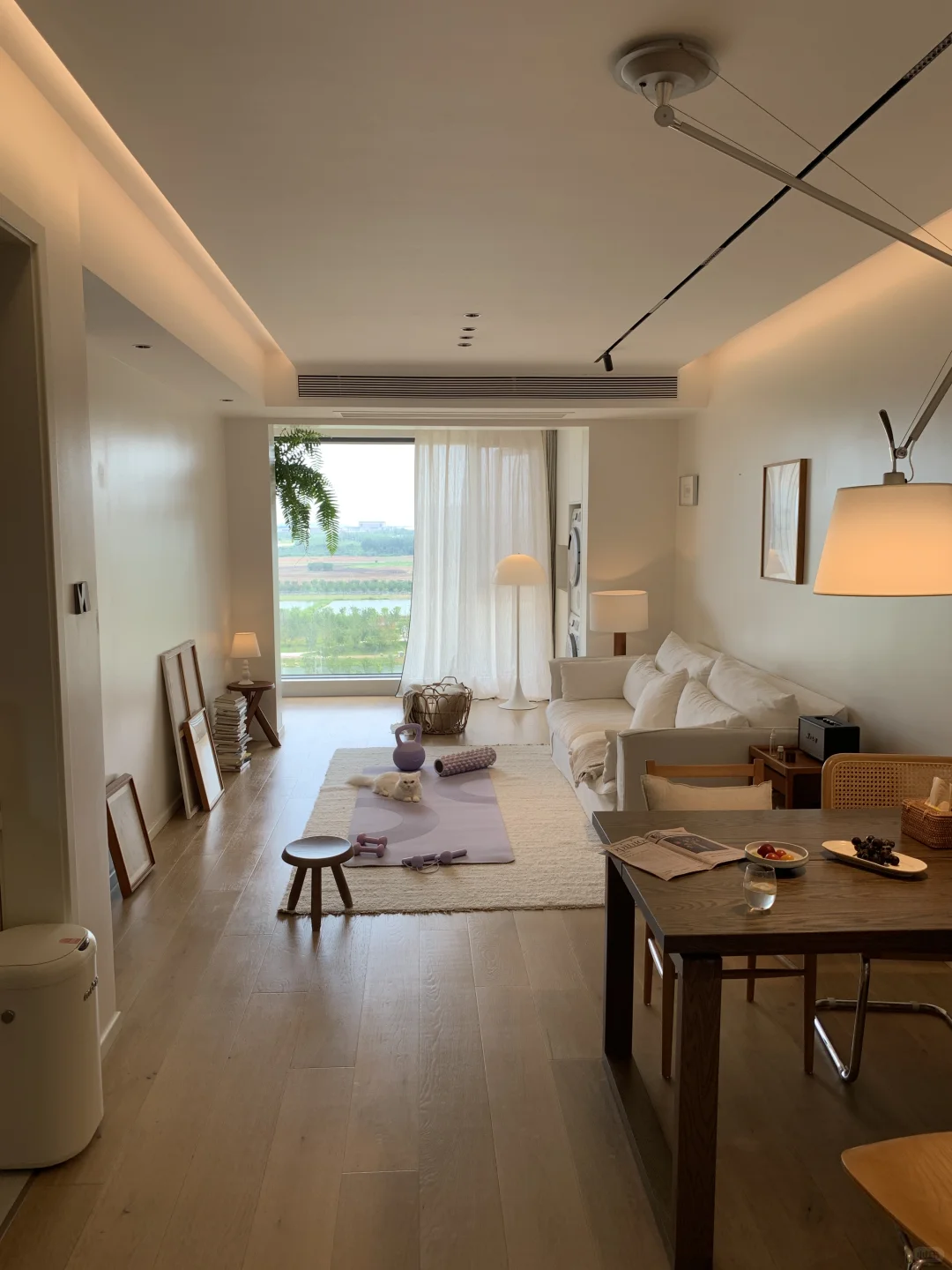 在家运动真的很惬意 ?