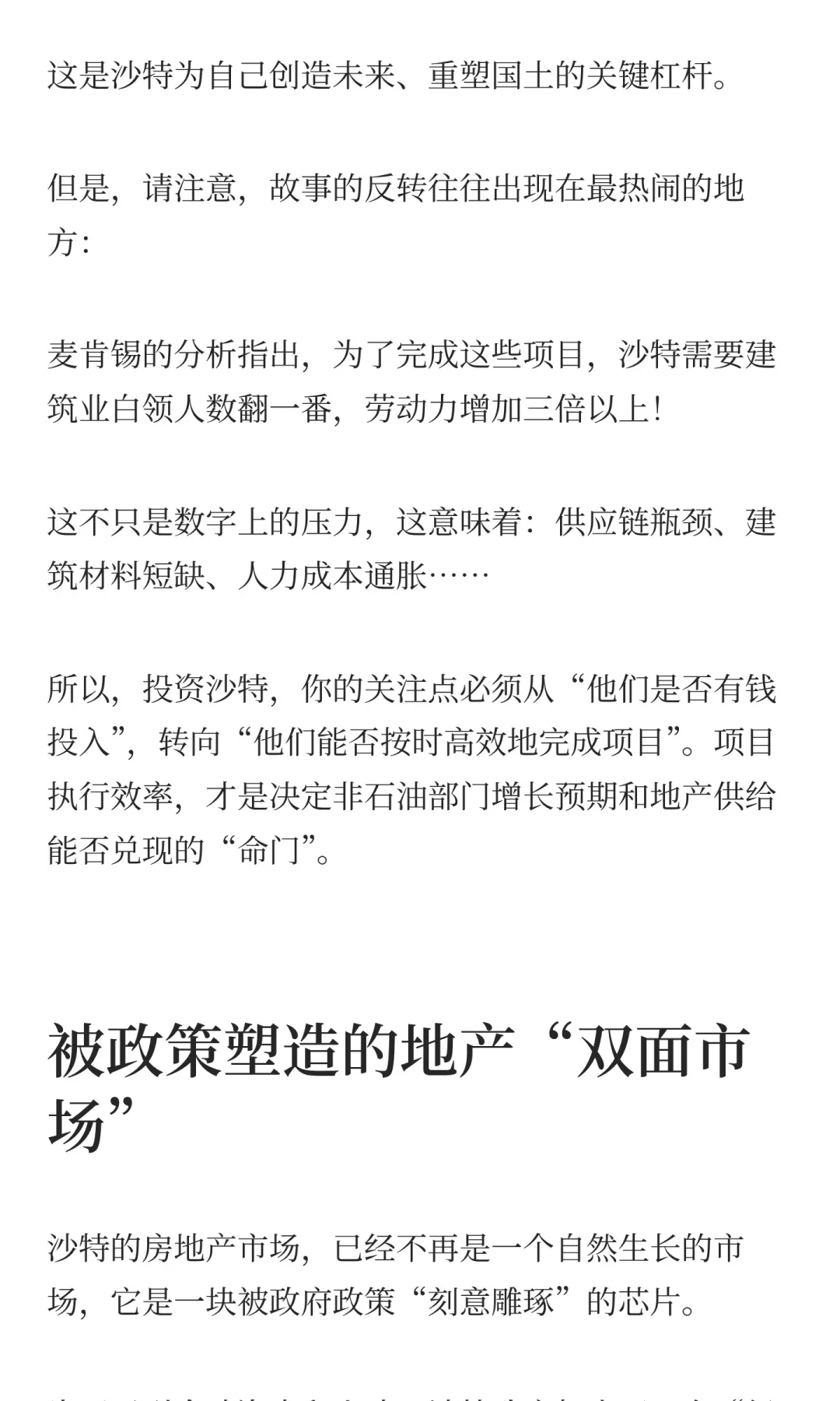 沙特，一个石油巨人的自我革命