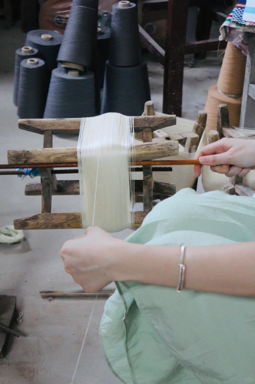 传统手工艺课程 - 鲁锦织造课程 Day:2