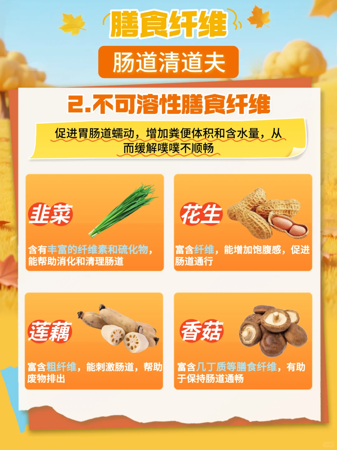 膳食纤维???肠道清道夫