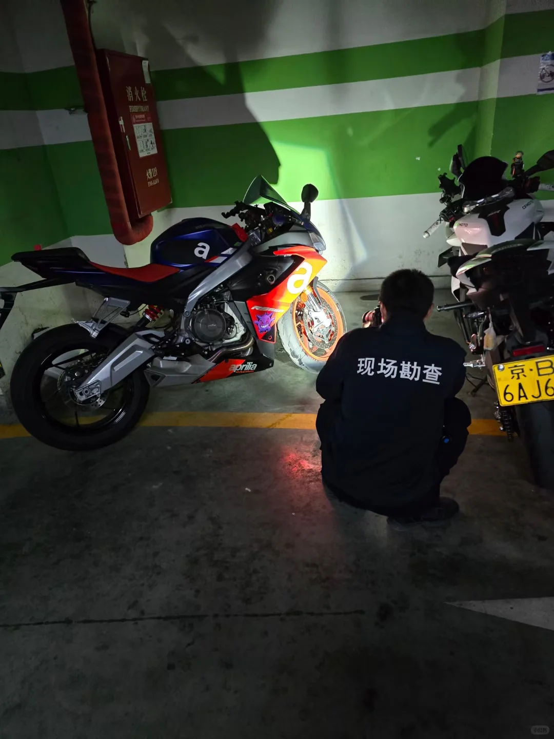 摩友们请注意,偷卡钳的开始作案 主犯未归