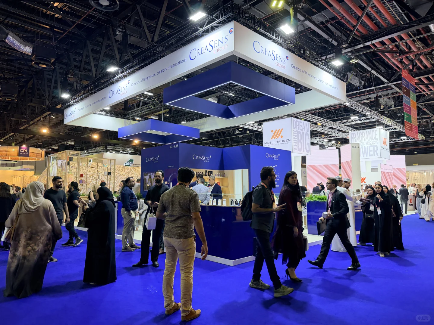 迪拜美容展展会现场