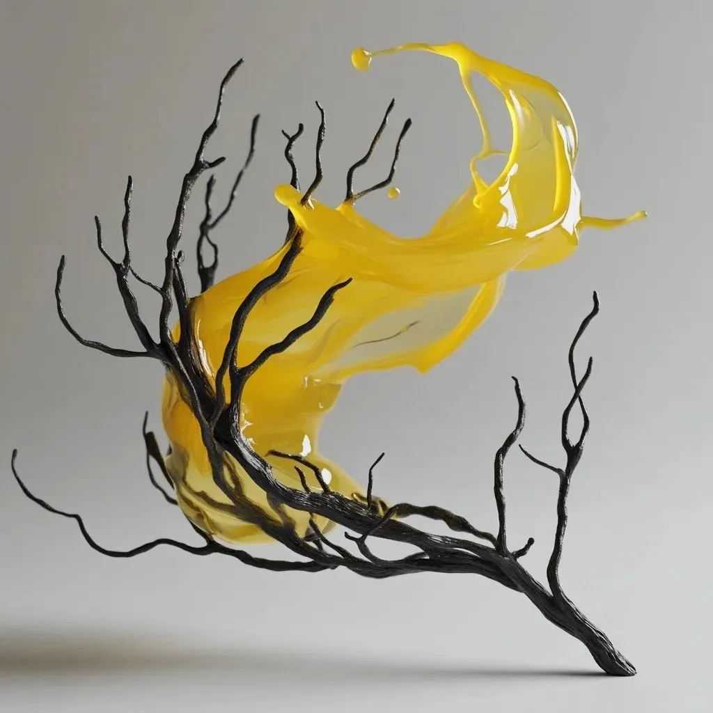 熔融玻璃抽象表现主义创作