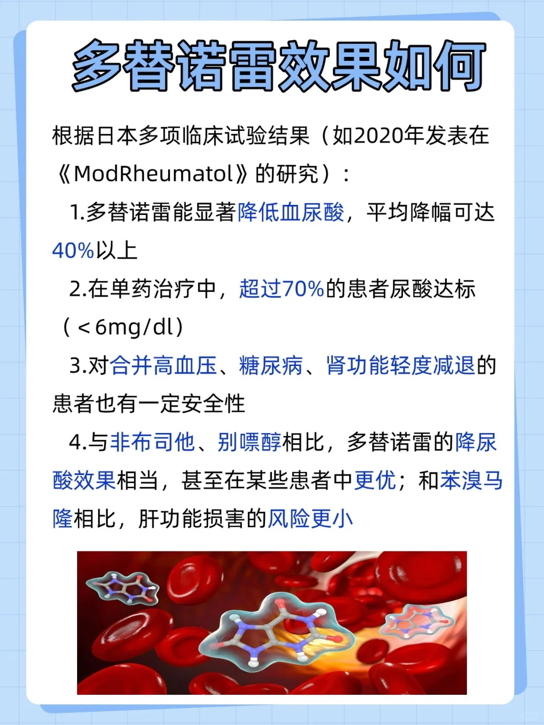 高尿酸/痛风症新药-?多替诺雷