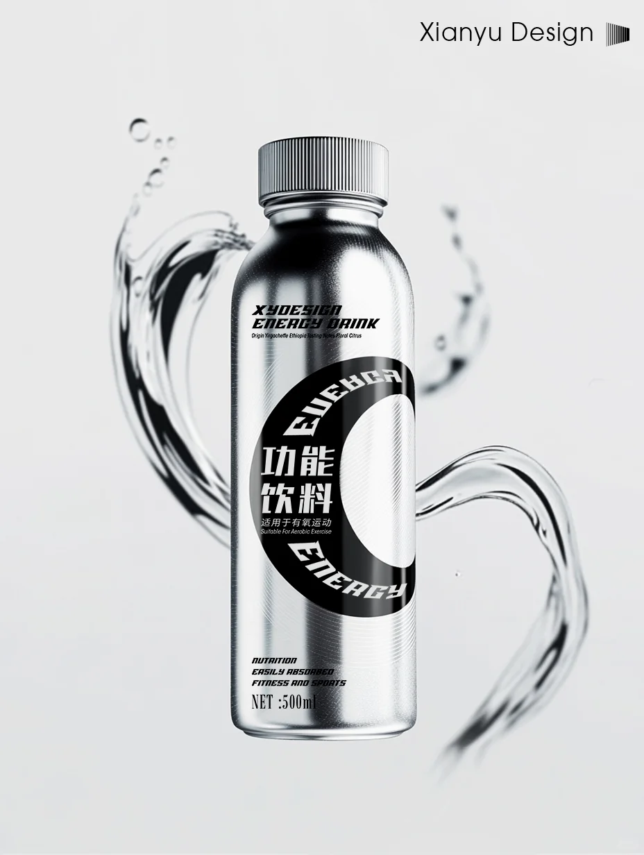 一眼就能知道这是能量饮料 功能饮料包装