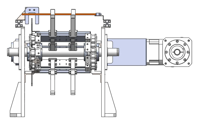 水车式链条输送机构设计全公开