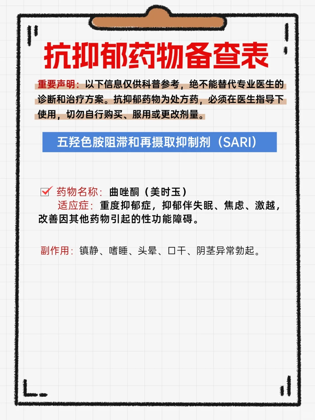 抗抑郁障碍科普系列（三）|药物治疗