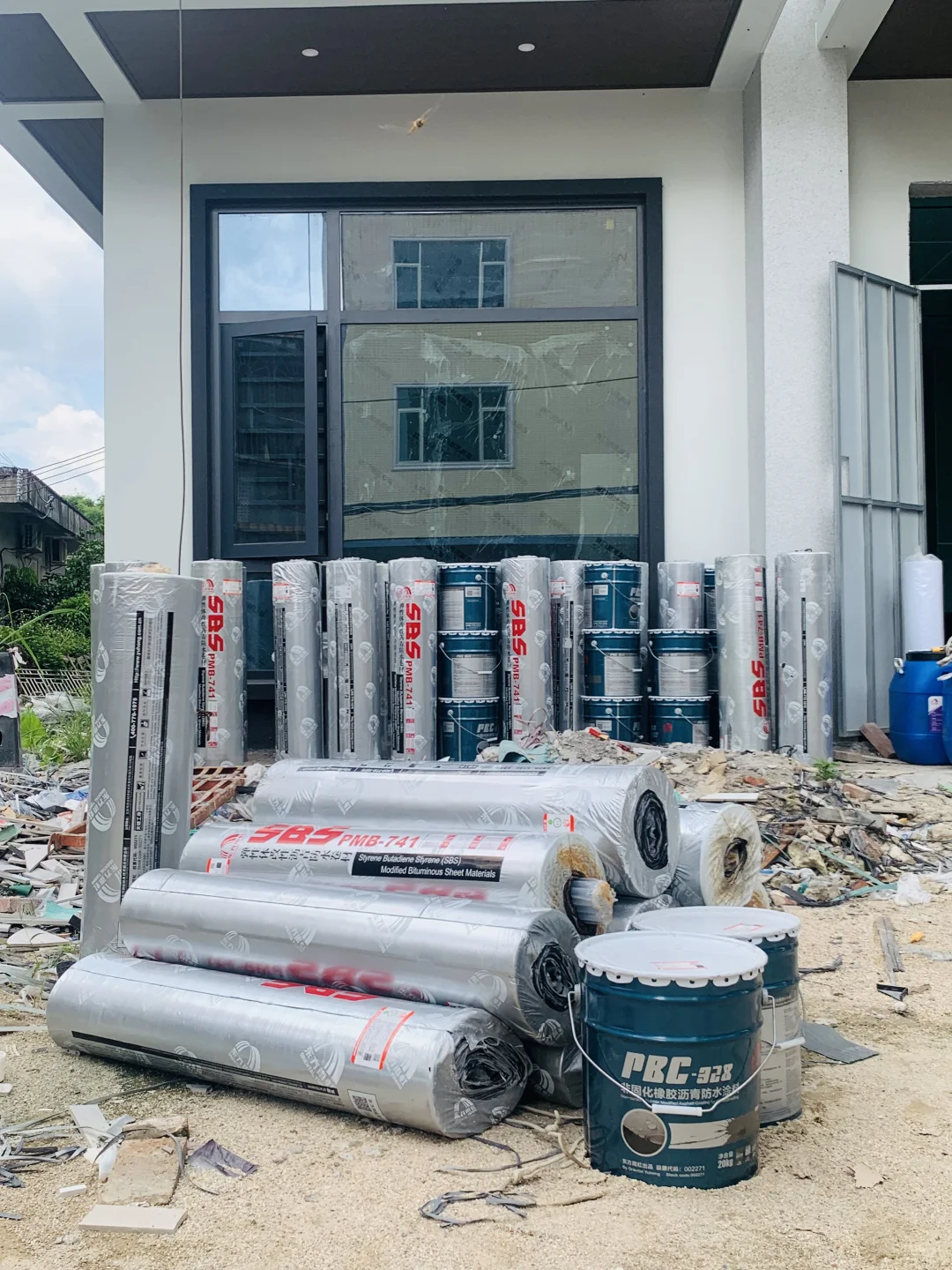 180平卷材居然需要那么多材料…