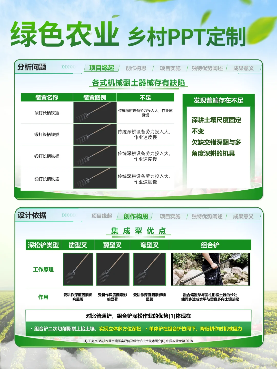 ?创赛神器来袭,农业种植PPT闪亮登场!