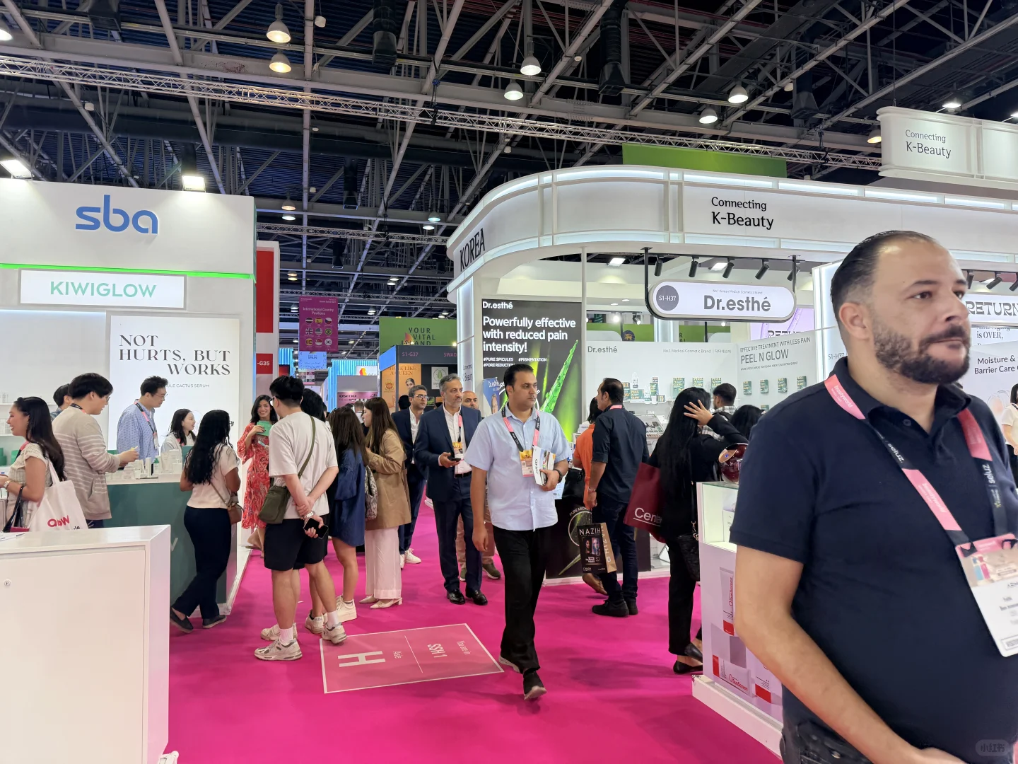 迪拜美容展展会现场