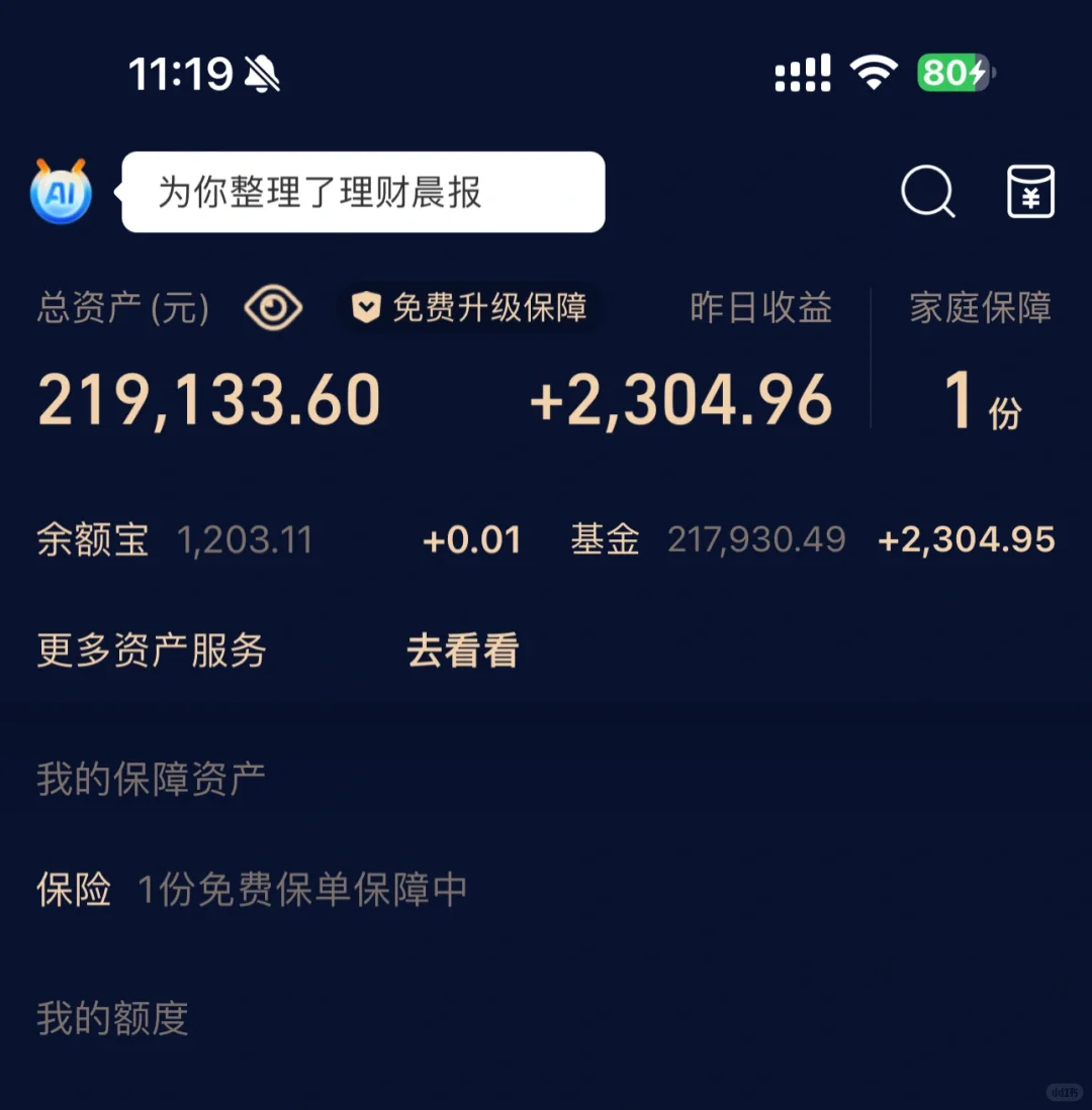 我真的好稳呀,永赢你是真的争气