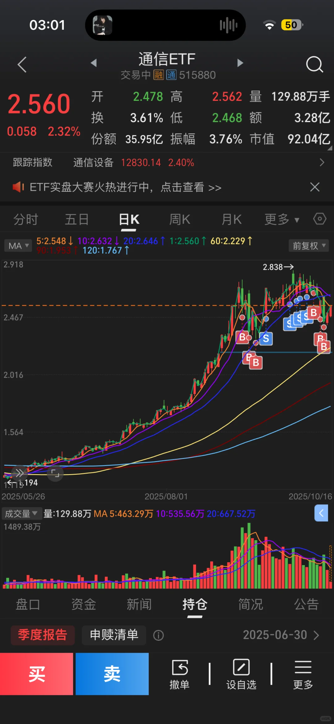 10.16 | 通信cpo继续