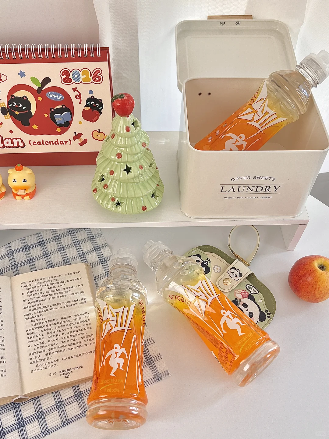 这瓶橙尖叫，是我妈塞给我的！